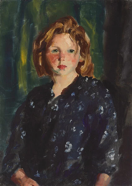Portrait of a Girl, 1928 (oil on canvas)
