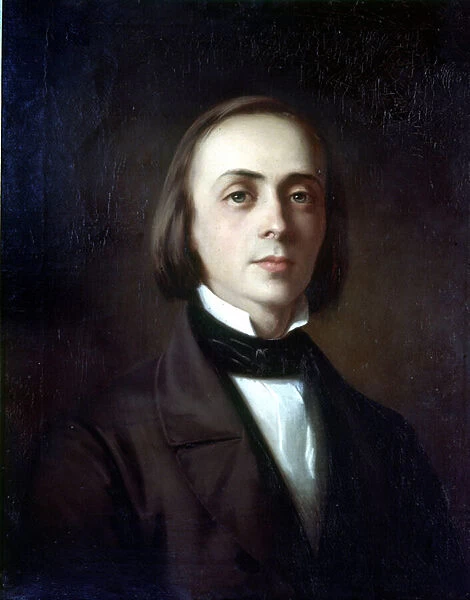 Portrait of Hans von Bulow (1830 - 1894). German conductor. Painting