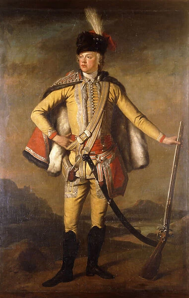 Portrait of John Lindsay, 20th Earl of Crawford and Lindsay, full length