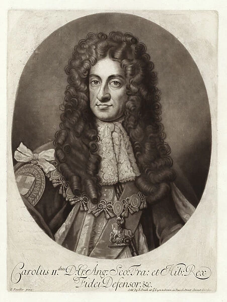 Portrait of King Charles II (engraving)