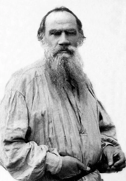 Portrait of Leon Tolstoi (1828-1910), Russian writer