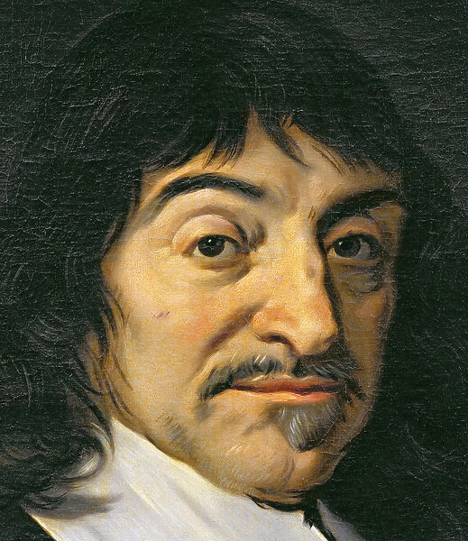 Portrait of Rene Descartes (1596-1650) c. 1649 (oil on canvas) (detail of 32939)