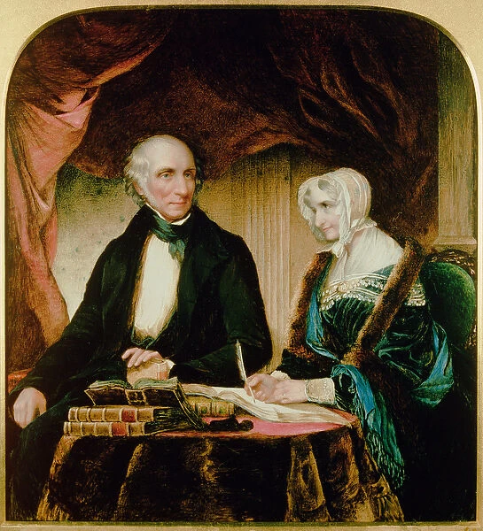 Portrait of William and Mary Wordsworth, 1839