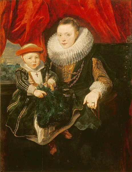 Portrait of a Woman and Child