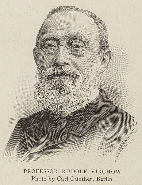 Professor Rudolf Virchow (engraving)
