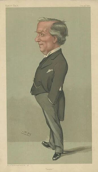 The Right Honourable Herbert Henry Asquith (colour litho)