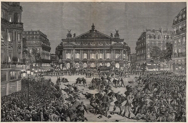 Riots in Paris objecting to the performance of Richard Wagners '