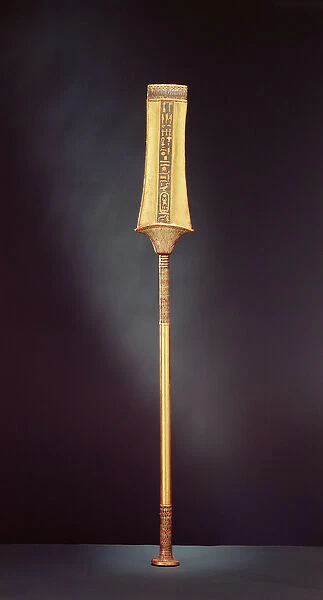 The royal sceptre, from the Tomb of Tutankhamun (c. 1370-1353 BC