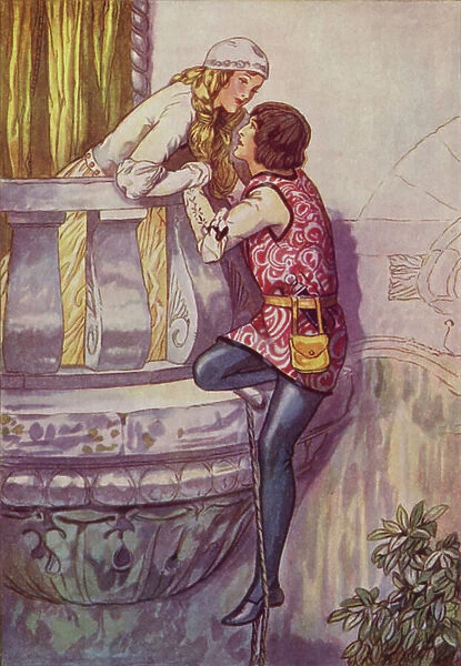 Shakespeare: Romeo and Juliet (colour litho)