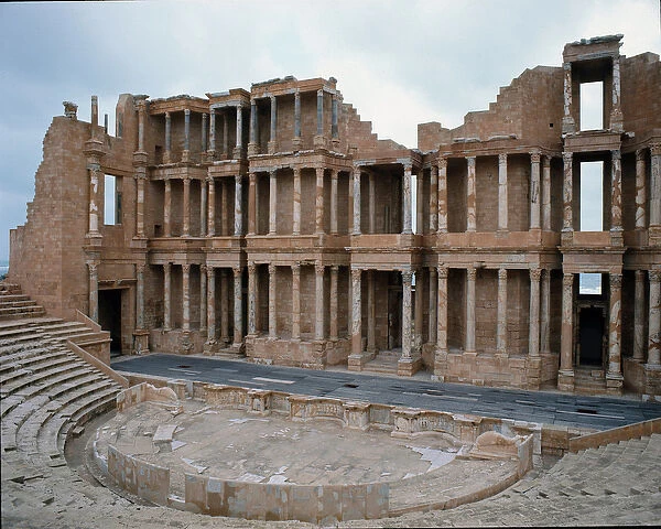 Sstage of roman theater, 2nd-3rd century