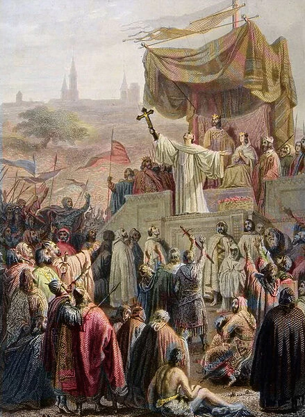 St. Bernard Of Clairvaux Preaching the Second Crusade in Vezelay