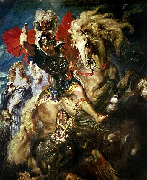 St. George and the Dragon, c. 1606 (oil on canvas)
