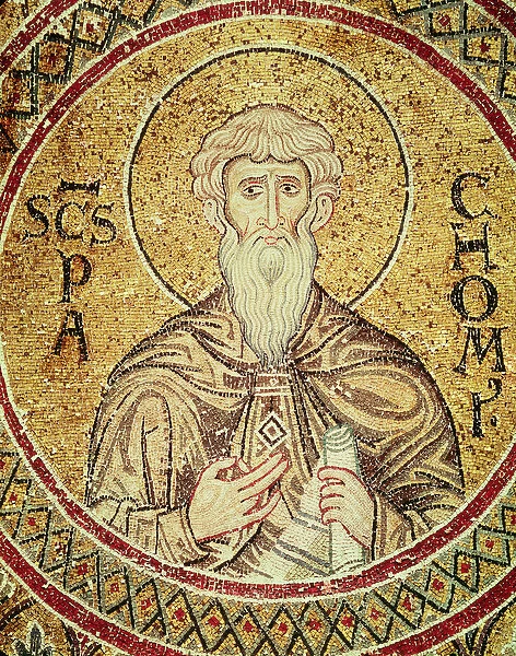 St. Pachomius (d. 346) (mosaic)