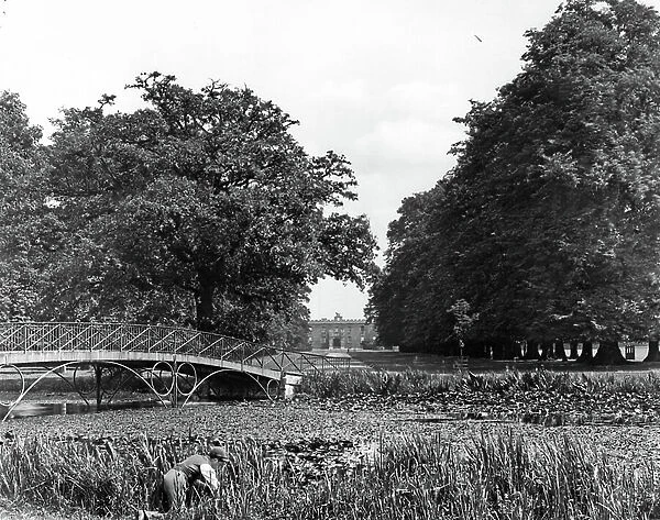 Syon House from the Park, 1899, from The English Country House (b / w photo)