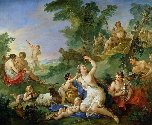 The Triumph of Bacchus (oil on canvas)