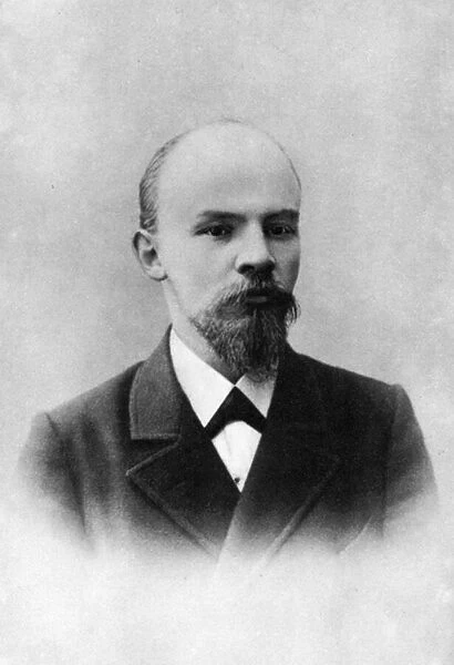 V. I. Ulyanov, Moscow, 1900 (b  /  w photo)