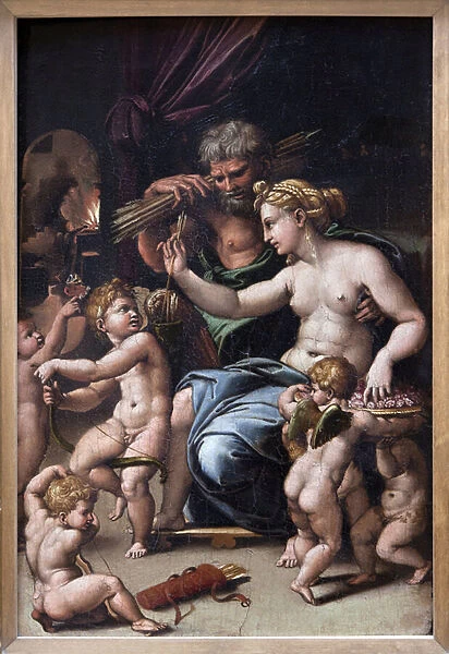 Venus and Vulcan (oil on canvas)