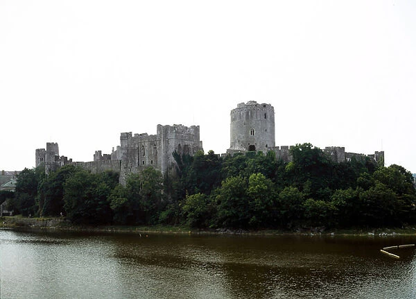 View of the castle of Pembroke, 1083 (photography)