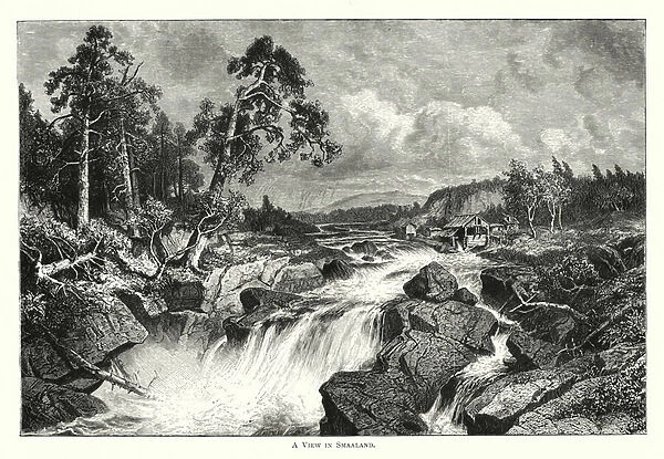 A View in Smaaland (engraving)