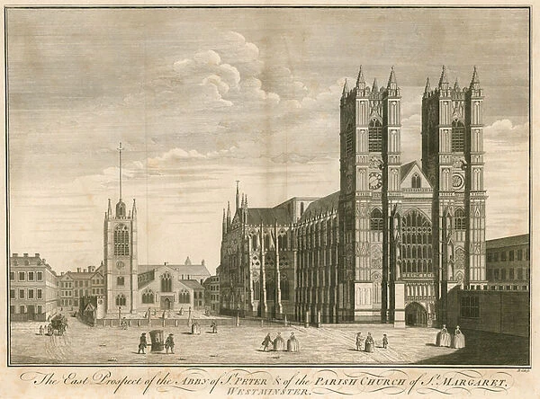 Westminster Abbey, London (engraving)
