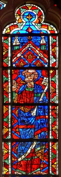 Window w203 depicting St Peter (stained glass)