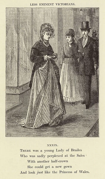 There was a young Lady of Brailes (engraving)
