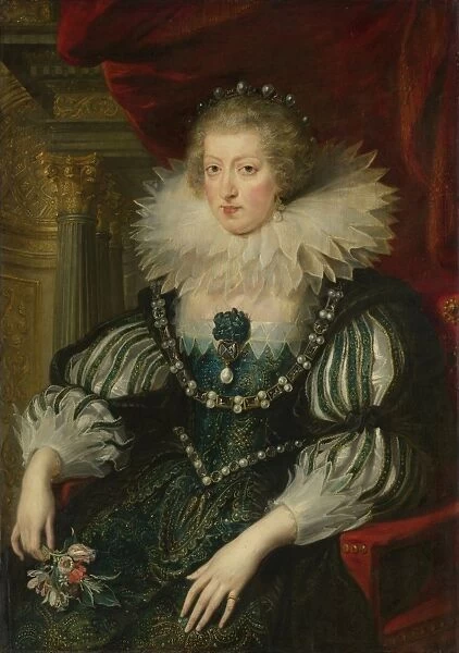 Anne of Austria, 1601-66, Wife of Louis XIII, king of France, workshop of Peter Paul