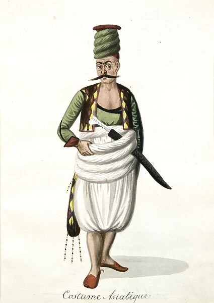 Costume Asiatique. [63], Mahmud II, Sultan of the Turks, 1784-1839, (Patron)