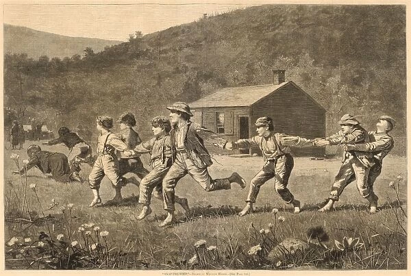 Edward Lagarde (American, 19th Century) after Winslow Homer, Snap-the-Whip, active c