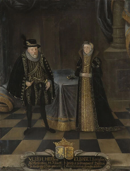Elisabet Ulrik III 1527-1603 Duke Mecklenburg-Schwerin Elisabet