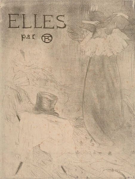 Folder Frontispiece Elles 1896 Henri de Toulouse-Lautrec