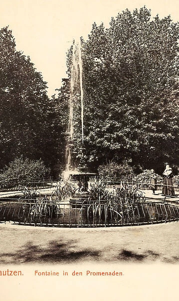 Fountains Bautzen Esplanades 1902 Landkreis Bautzen
