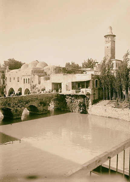 Hama Hamath Old bridge 1900 Syria Ḥamāh