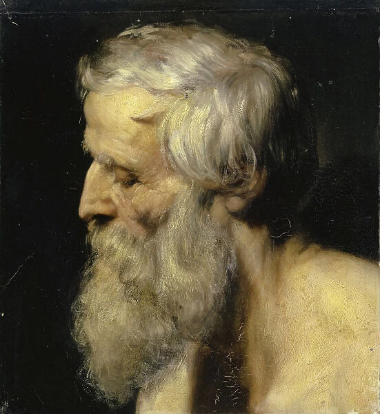 Head Old Man 1852 oil canvas 44. 5 x 40 cm unmarked