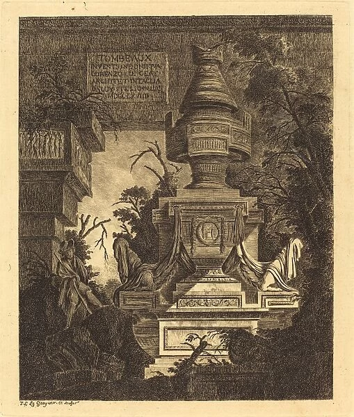 Jean-Laurent Legeay, French (c. 1710-after 1788), Frontispiece for Views of
