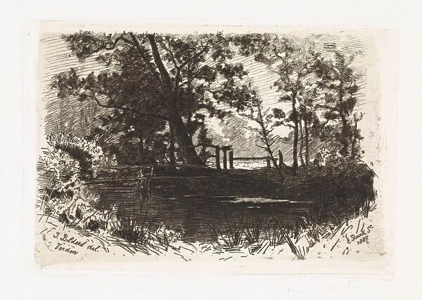 Landscape, Elias Stark, 1887