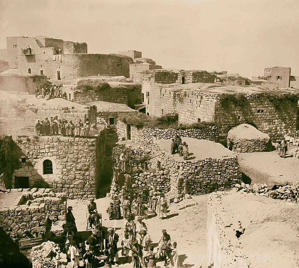Native village 1898 Jerusalem Israel