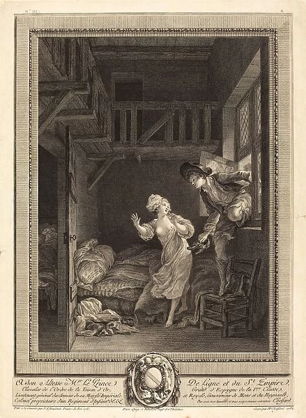 Pierre-Philippe Choffard after Pierre-Antoine Baudouin (French, 1730 - 1809), Marchez