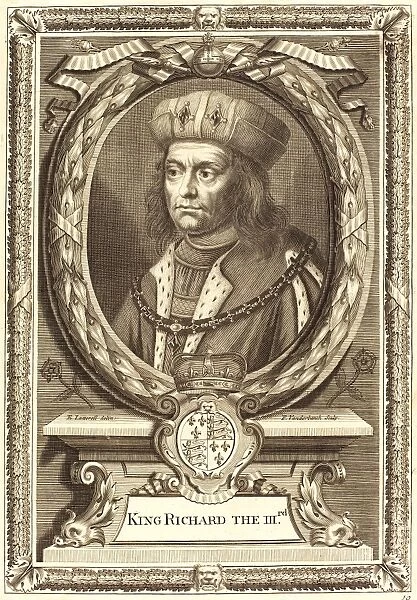 Pieter van der Banck after Edward Lutterell, French (1649-1697), King Richard III