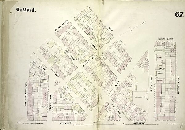 Plate 67: Map bounded by West 4th Street, Perry Street, Seventh Avenue, West 12th Street