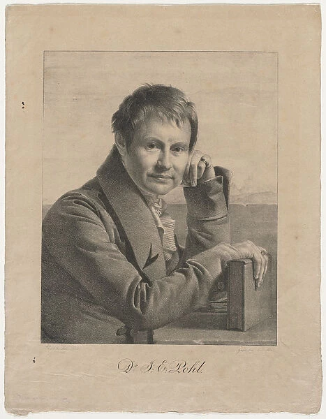 Portrait Dr F E Pohl 1825 Franz Kadlich Austrian