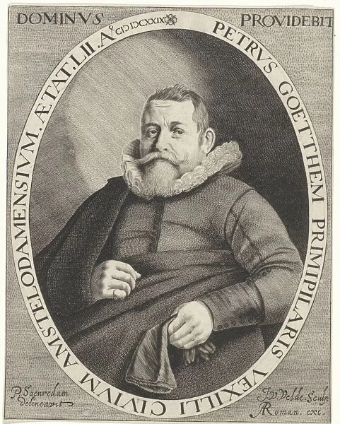 Portrait of Peter Goetthem, Jan van de Velde (II), Aegidius Roman, 1629