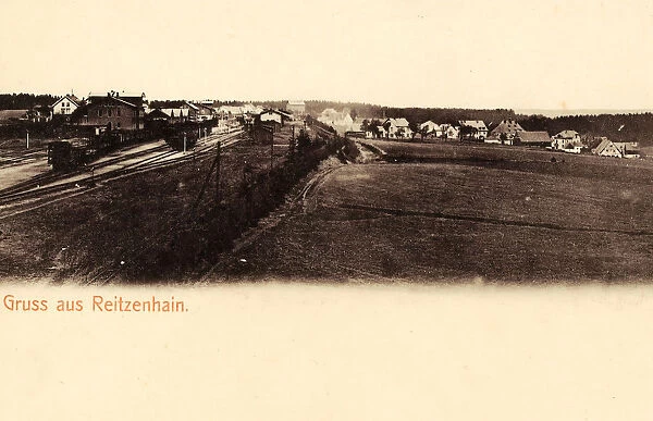 Reitzenhain Marienberg Bahnhof Reitzenhain 1903