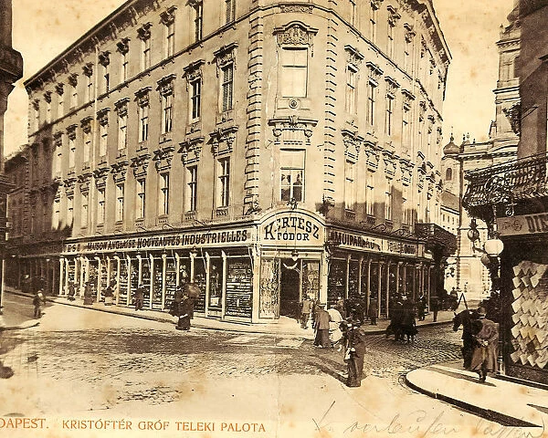 Shops Budapest Mansions 1905 Kristofter Grof Teleki Palota