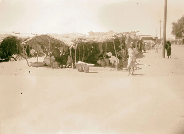 Sudan Omdurman open air market 1936