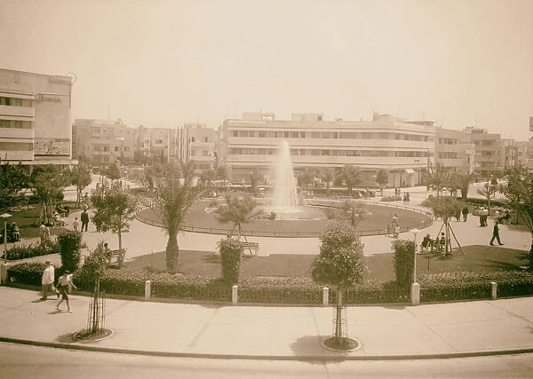 Tel Aviv Dizengoff Circle 1934 Israel