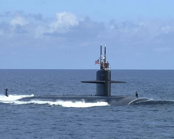 The fast attack submarine USS Salt Lake City