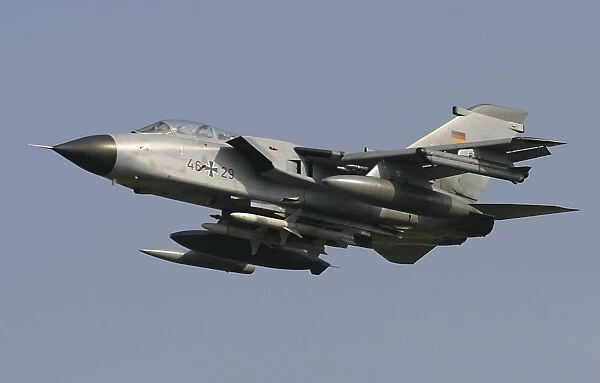 Luftwaffe Tornado ECR in flight over Germany