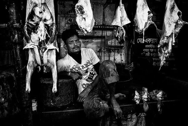 Butcher shop in Bangladesh