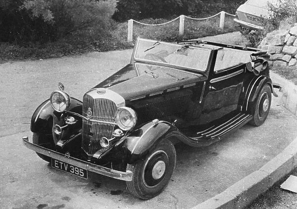 1937 Brough Superior 6cyl cabriolet. Creator: Unknown
